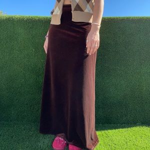 Brown long skirt🤎